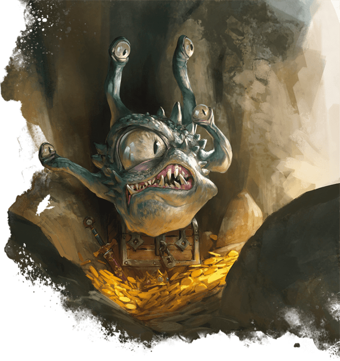 The image from the 2024 Monster Manual of a Spectator.